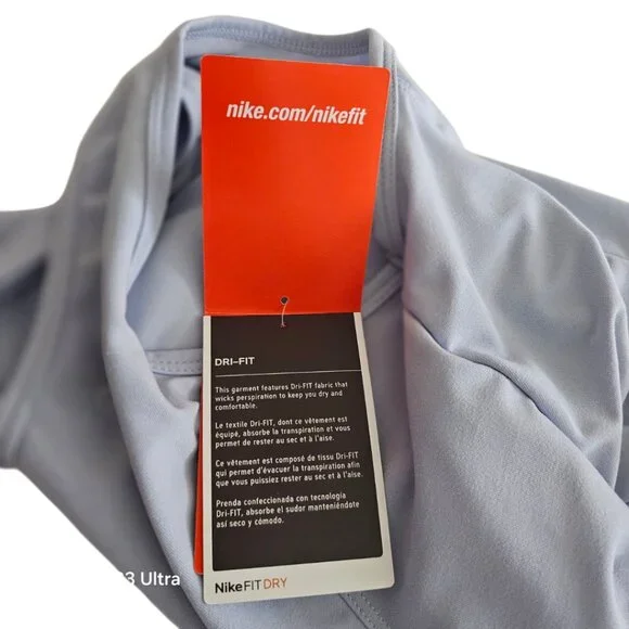 Nike Women's Dri-Fit V-Neck Sleeveless Tank Top | NWT | Small | Light Blue - Picture 8 of 12